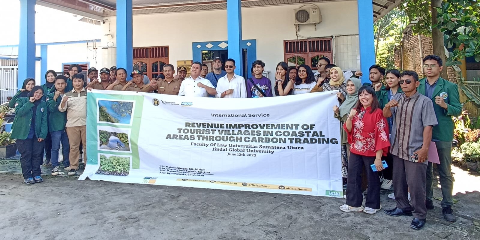 Fakultas Hukum USU dan Jindal Global University, India berkolaborasi dalam kegiatan International Service